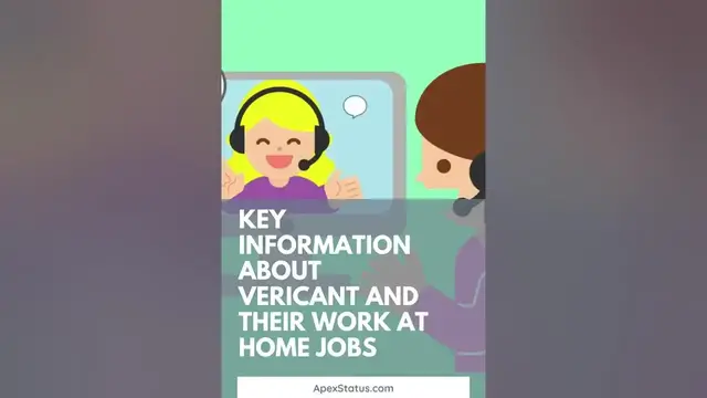 'Video thumbnail for Key Information About Vericant and Their Work at Home Jobs'