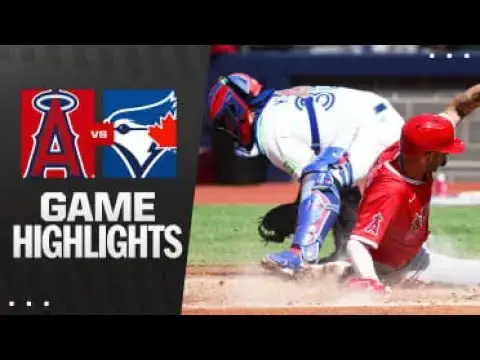 'Video thumbnail for Los Angeles Angels at Toronto Blue Jays Full-Game Highlights! | 07/05/2025'