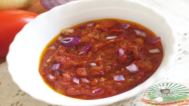 'Video thumbnail for Nigerian Pepper Sauce (easy pepper dip recipe)'