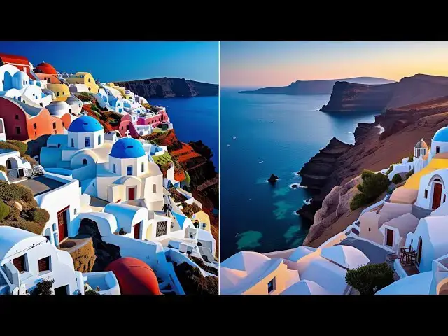 'Video thumbnail for Santorini vs. Milos: Volcanic Beauty vs. Unique Beaches'