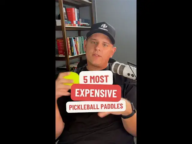 'Video thumbnail for 5 most expensive #pickleball paddles'
