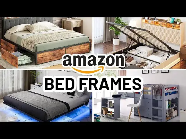 'Video thumbnail for 8 Trendy Amazon Bed Frames Under $500 – Affordable & Stylish!'
