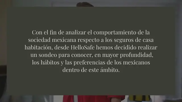 'Video thumbnail for El 35% de mexicanos no necesita un seguro de hogar, según sondeo'