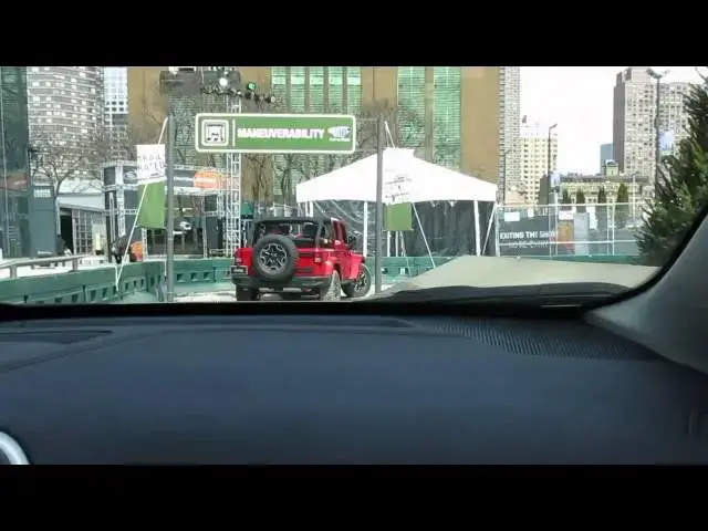 'Video thumbnail for Jeep Cherokee on the NYC track'