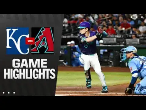 'Video thumbnail for Kansas City Royals at Arizona Diamondbacks Full-Game Highlights! | 07/05/2025'