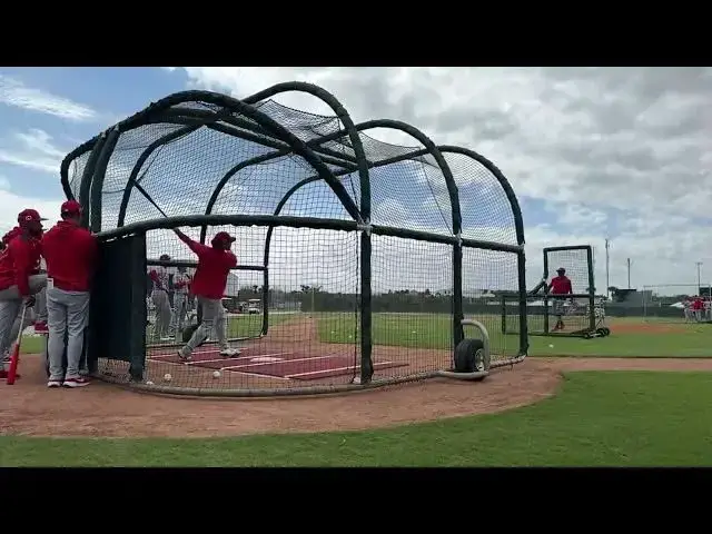 'Video thumbnail for Willson Contreras Takes Batting Practice with St. Louis Cardinals! (2025 MLB Spring Training)'