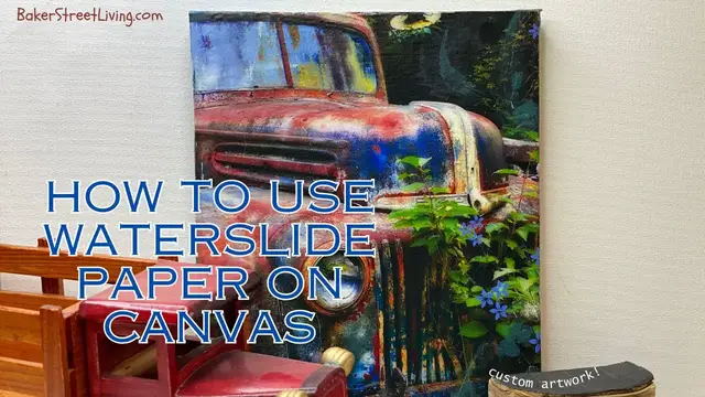 'Video thumbnail for How to Use waterslide Paper on Canvas SD 480p'
