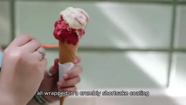 'Video thumbnail for Homemade Strawberry Shortcake Ice Cream Bars'