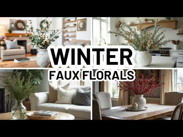 'Video thumbnail for AFTER CHRISTMAS DECORATING IDEAS - Winter Faux Florals'