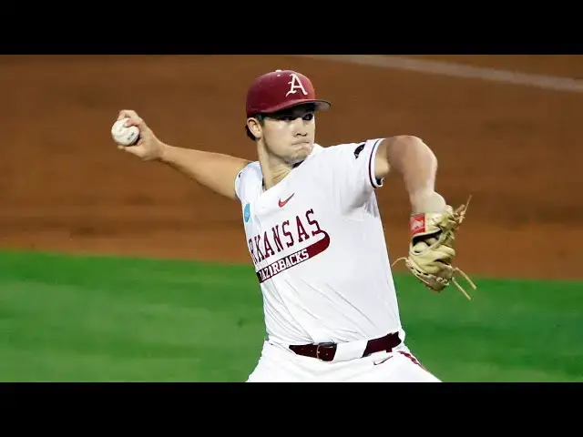 'Video thumbnail for Gage Wood 2025 College Baseball Highlights! | Arkansas Razorbacks'