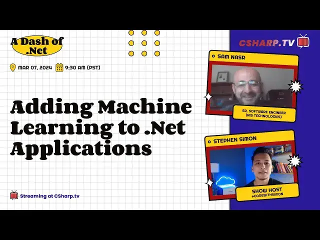 'Video thumbnail for Adding Machine Learning to .Net Applications'