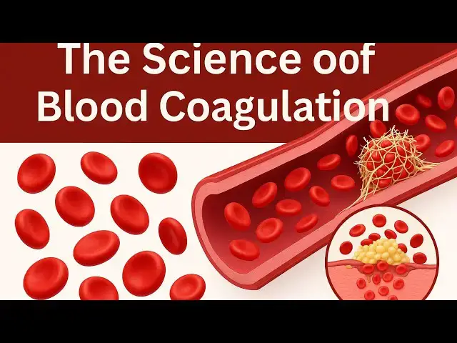 'Video thumbnail for The Science of Blood Coagulation: From Injury to Clot Formation'