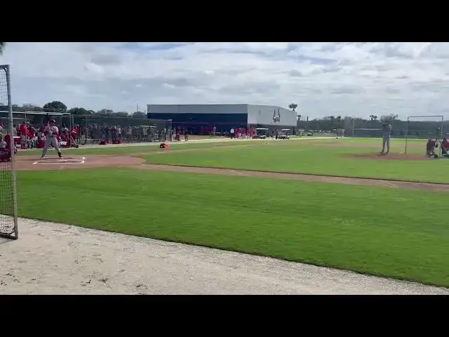 'Video thumbnail for Nolan Arenado vs. Matthew Liberatore Live Batting Practice with Cardinals (2025 MLB Spring Training)'