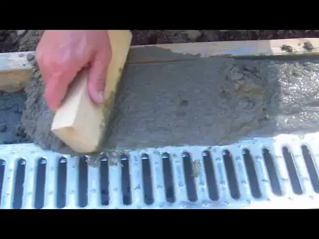 'Video thumbnail for Install a Trench Drain Video 6 of 7'