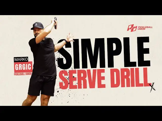 'Video thumbnail for Simple Serve Drill'