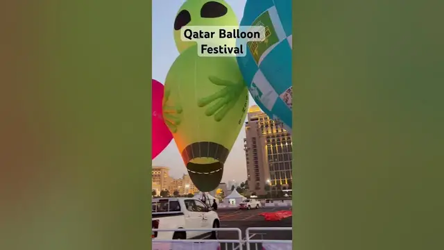 'Video thumbnail for The Qatar Hot Air Balloon Festival 4th edition is live from December 7th to 18th at Katara. #qatar'
