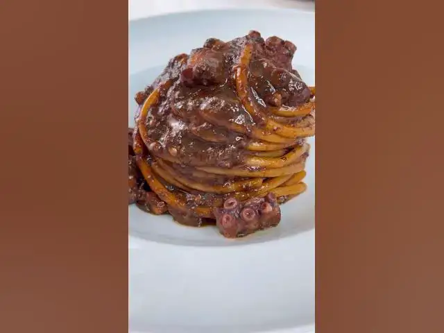 'Video thumbnail for PASTA AL RAGร DI POLPO ๐ #recetteitalienne #polpo #poulpe #cuisineitalienne'