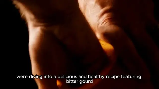 'Video thumbnail for bitter gourd recipe'