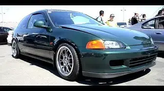 'Video thumbnail for 1992 Honda Civic hatch on SSR Professor MS3R's'