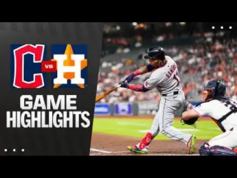 'Video thumbnail for Cleveland Guardians at Houston Astros Full-Game Highlights! | 07/08/2025'
