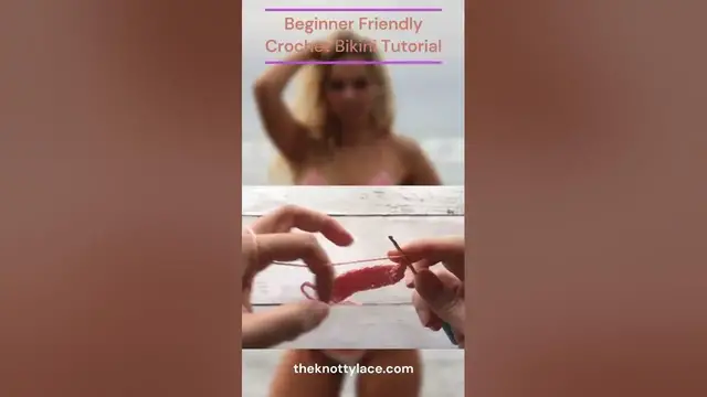 'Video thumbnail for Learn to make your very own Crochet Bikini for beginners'