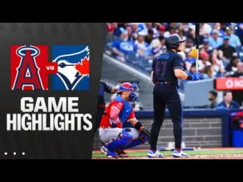 'Video thumbnail for Los Angeles Angels at Toronto Blue Jays Full-Game Highlights! | 07/04/2025'