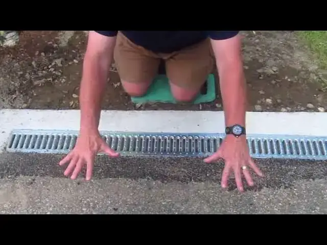 'Video thumbnail for Install a Trench Drain Video 7 of 7'