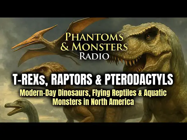 'Video thumbnail for T-REXs, RAPTORS & PTERODACTYLS: North America's Living Dinosaurs, Flying Reptiles & Aquatic Monsters'