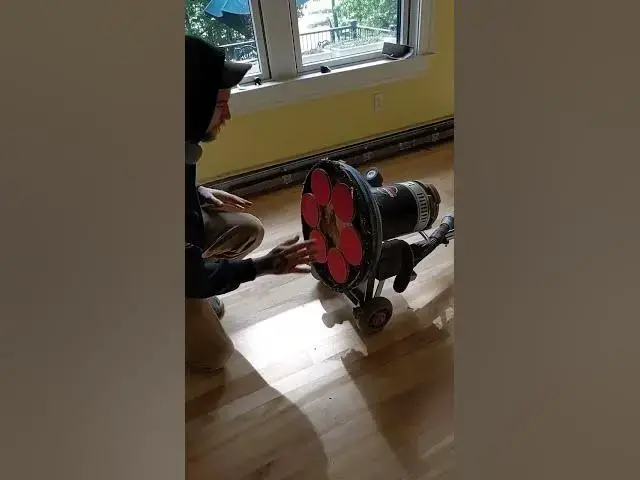 'Video thumbnail for Apply Sanding Discs to Rotary Floor Sander'