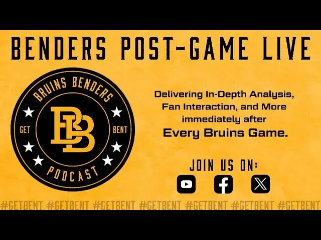 'Video thumbnail for Bruins Benders Live: 1/28/2025 vs. Buffalo Sabres'