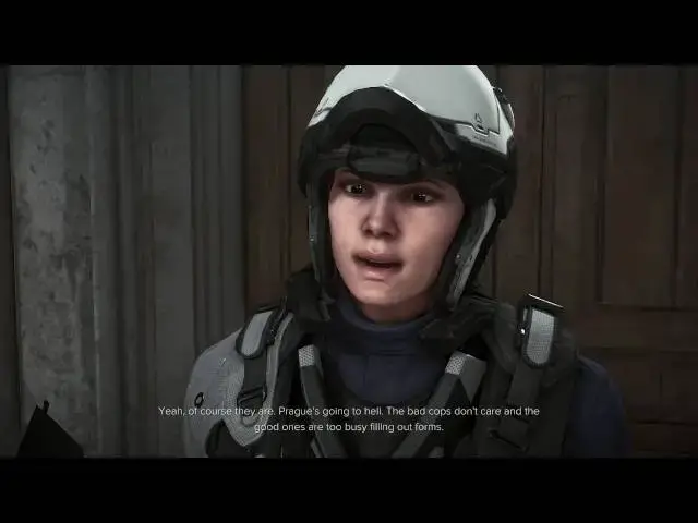 'Video thumbnail for Deus Ex: Mankind Divided - The Golden Ticket: Female Cop Helps with Drahimir Checkpoint Shootout PS4'
