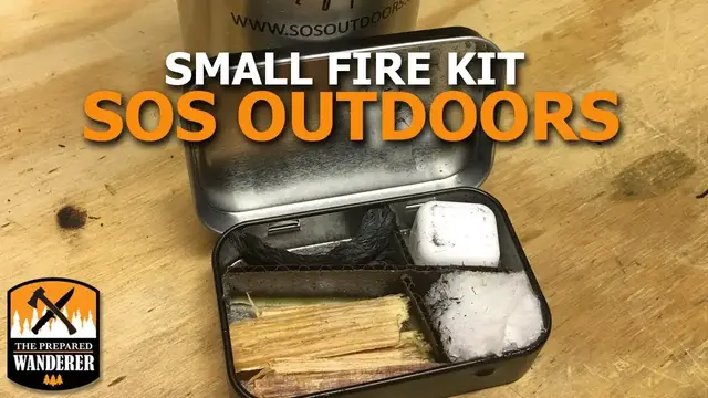 'Video thumbnail for Small Fire Kit from SOS Outdoors'