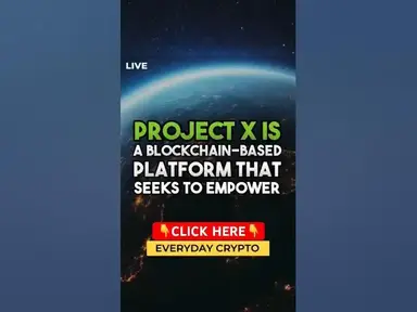 'Video thumbnail for Project X | Crypto Presale #cryptocurrency #crypto #presale #memecoin #everyday-crypto'