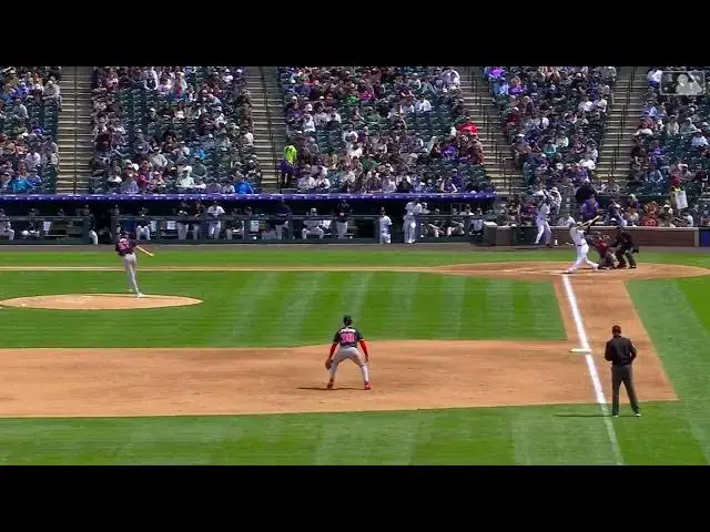 'Video thumbnail for Braxton Fulford HAMMERS a Solo Home Run! | 1st HR of 2025 | Colorado Rockies | 04/20/2025'