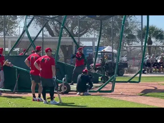 'Video thumbnail for Carlos Correa Takes Batting Practice with Minnesota Twins! (2025 MLB Spring Training)'