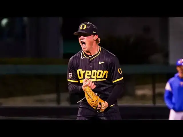 'Video thumbnail for Ryan Featherston 2025 College Baseball Highlights! | Oregon Ducks'
