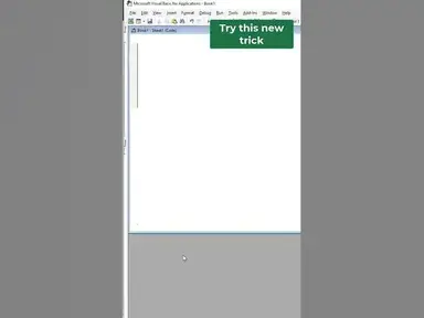 'Video thumbnail for Only pros know this Excel trick! #Excel #exceltipsandtricks #Autosizecells #VBA'
