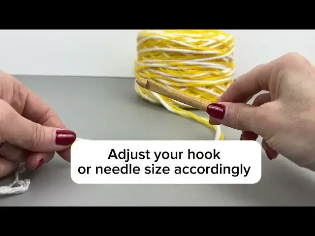'Video thumbnail for How to use yarn double in knitting or crochet'