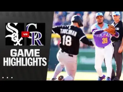 'Video thumbnail for Chicago White Sox at Colorado Rockies Full-Game Highlights! | 07/04/2025'