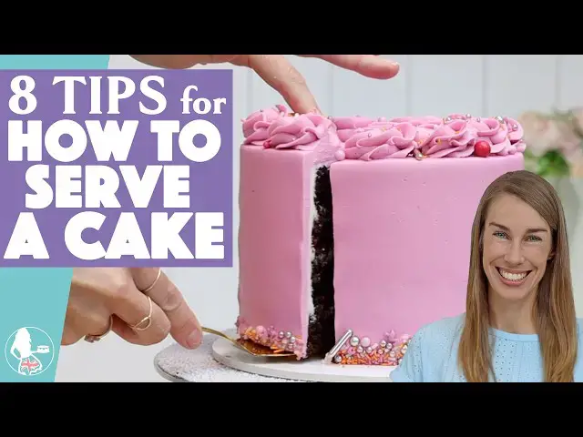 'Video thumbnail for 8 Tips for How to Serve a Cake'
