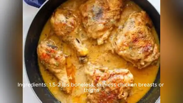 'Video thumbnail for smothered chicken recipe'