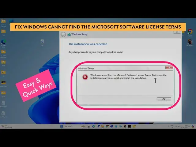 'Video thumbnail for Windows Cannot Find the Microsoft License Terms | VM Error Solved'