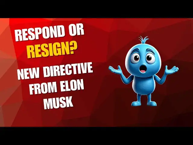 'Video thumbnail for Respond or Resign: How Will You React to Musk's Directive?'