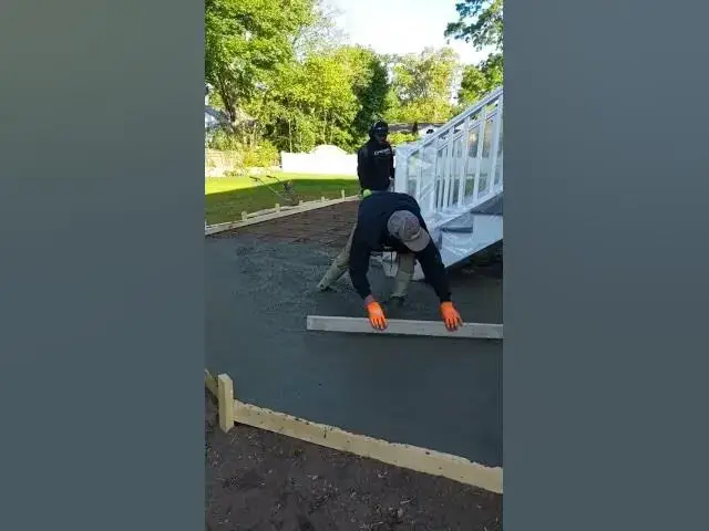 'Video thumbnail for Screeding Concrete With a 2x4'