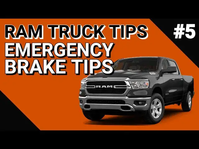 'Video thumbnail for Emergency Brake Tips - Ram Truck Tips'