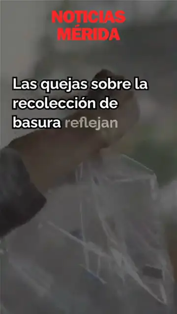 'Video thumbnail for Quejas sobre la recolección de basura en Mérida'