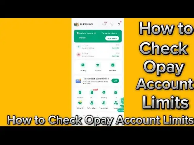 'Video thumbnail for How Much Can Opay Account Hold? | How to Check Opay Account Limits ✅'