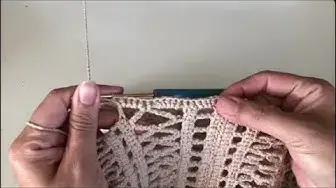 'Video thumbnail for How to crochet the row side of your work'