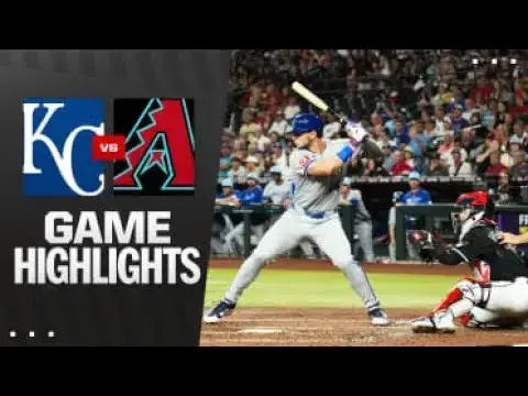 'Video thumbnail for Kansas City Royals at Arizona Diamondbacks Full-Game Highlights! | 07/04/2025'