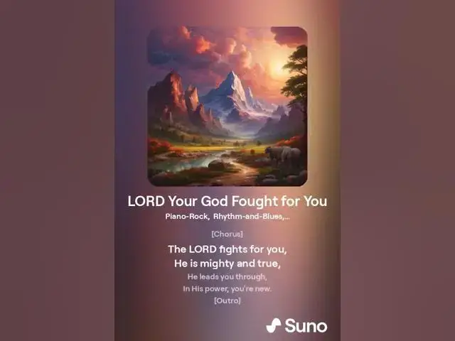 'Video thumbnail for LORD Your God Fought for You | Worship Song'